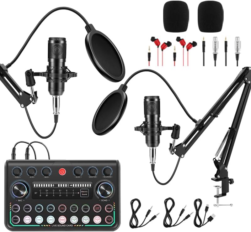 Znclces Podcast Equipment Bundle for 2
