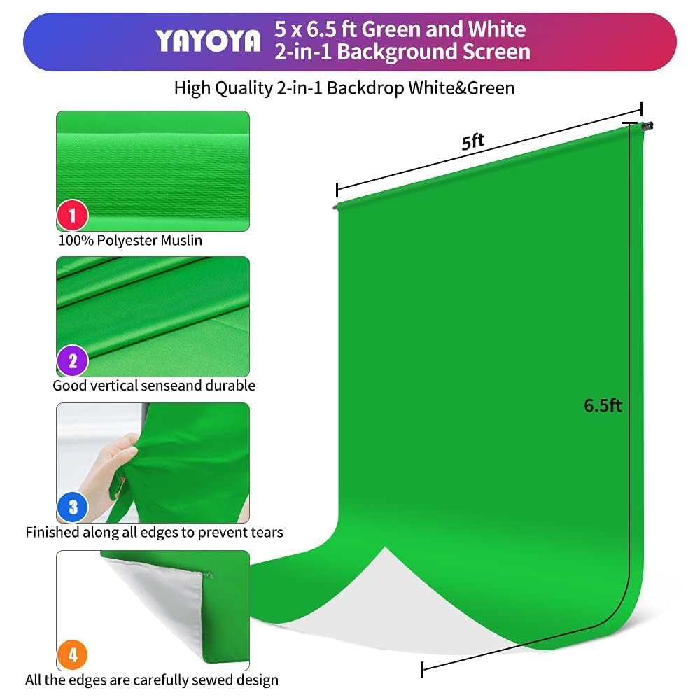 Green Screen Backdrop Kit with Stand