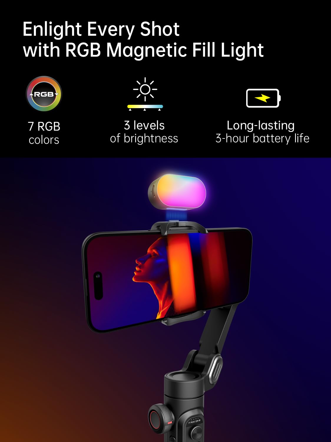 AOCHUAN Gimbal Stabilizer for Smartphone