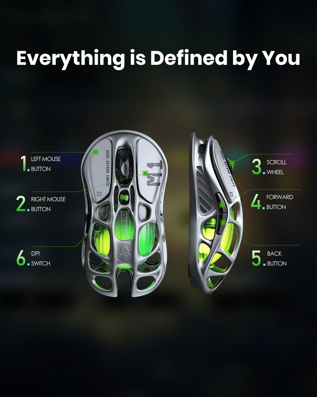 GravaStar Mercury M1 Pro Wireless Gaming Mouse