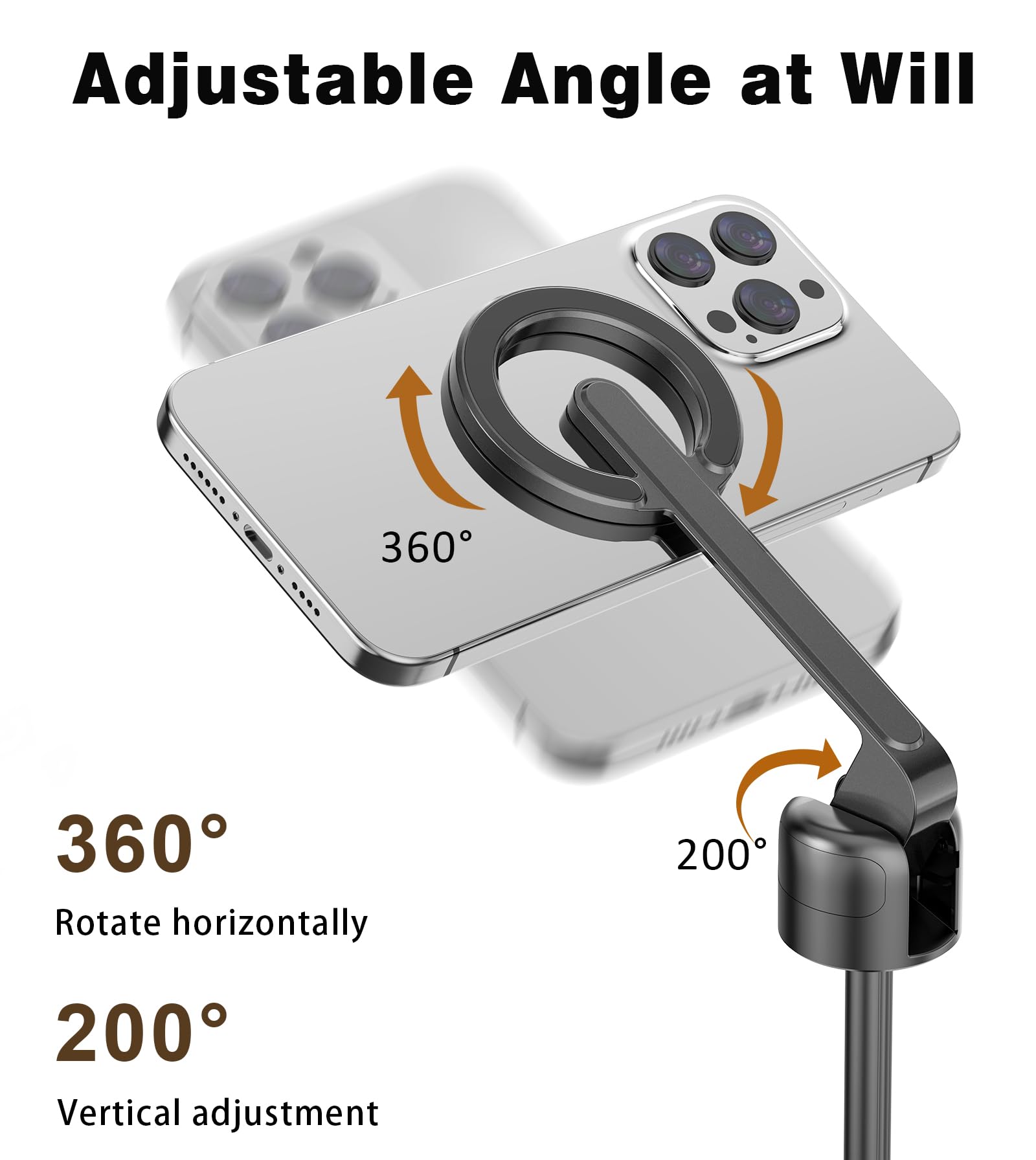 TONEOF Magnetic Selfie Stick Tripod