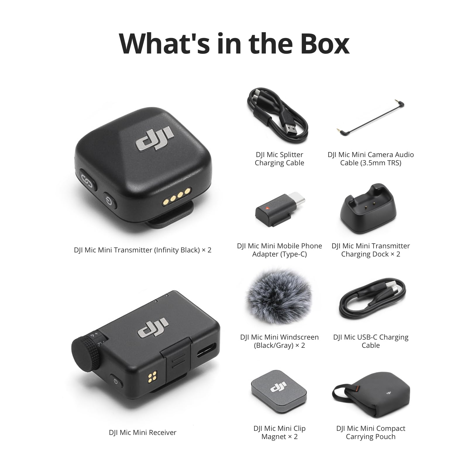 DJI Mic Mini Wireless Lavalier Microphone