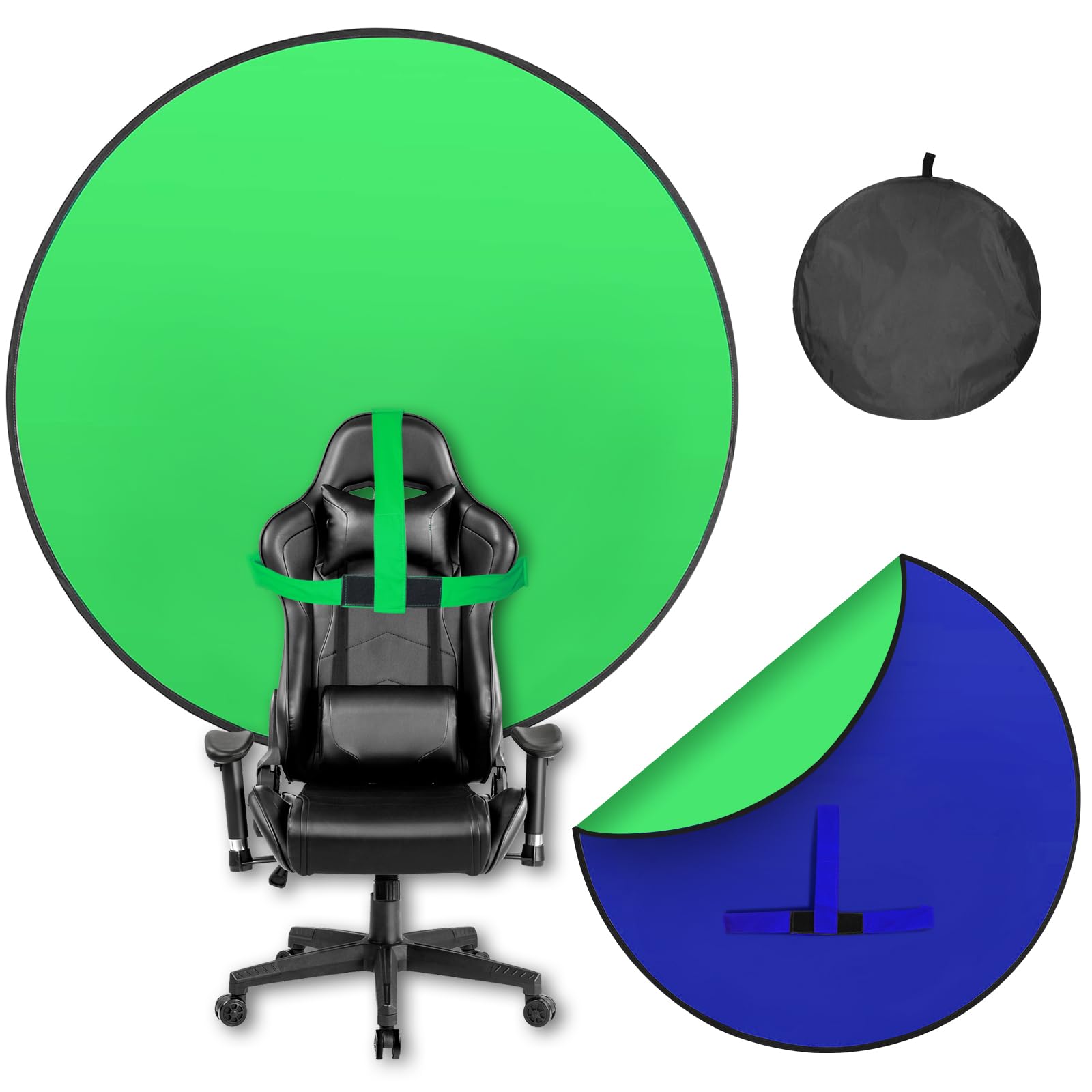 Portable Green Screen Chair Backdrop