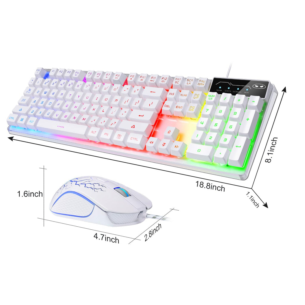 K1 RGB Gaming Keyboard and Mouse Combo