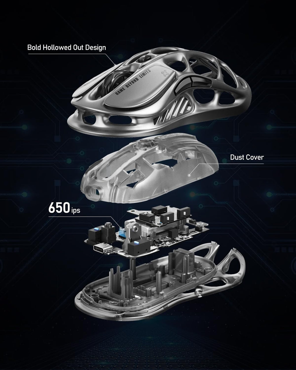 GravaStar Mercury M1 Pro Wireless Gaming Mouse