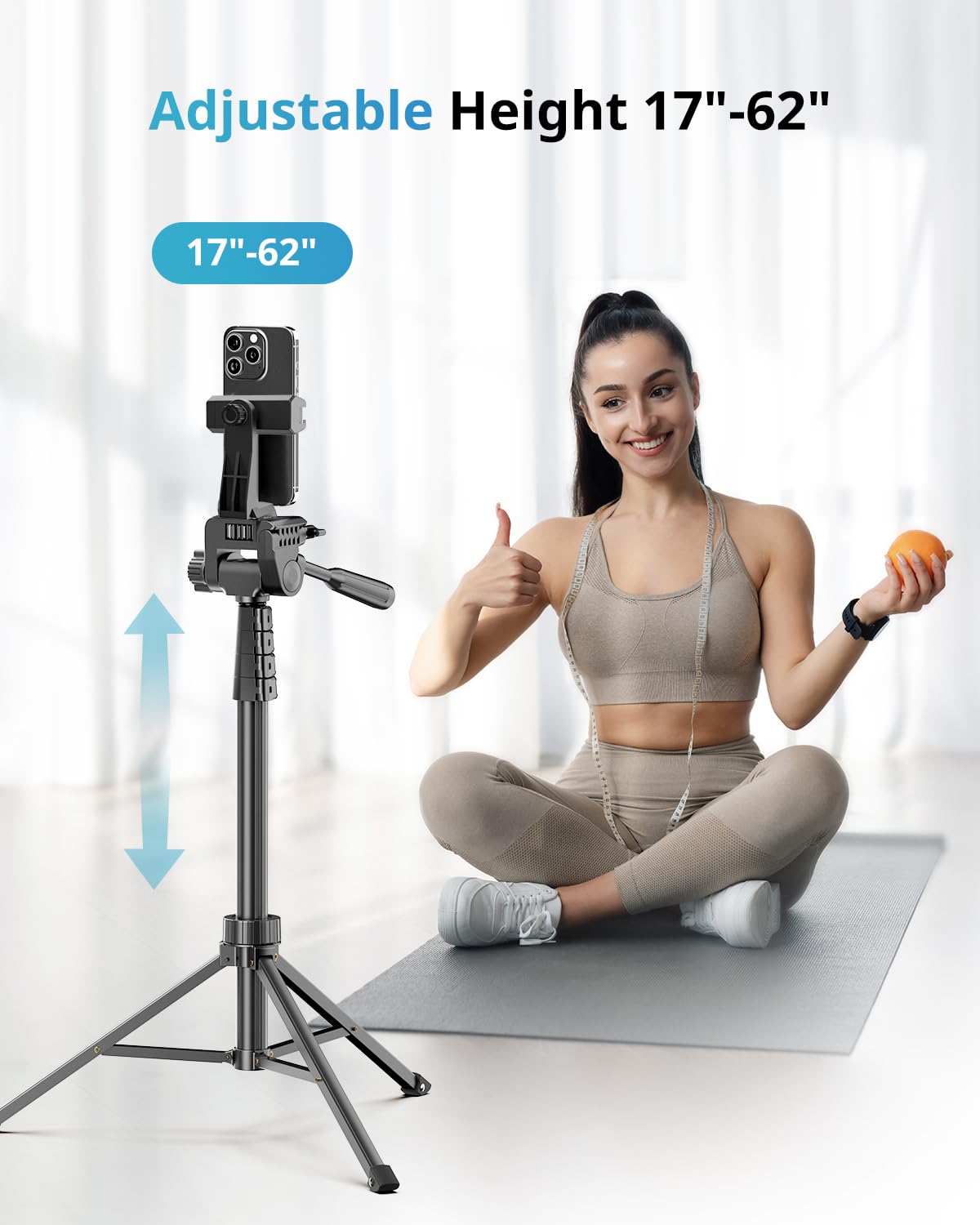 UBeesize 12" LED Ring Light with Tripod