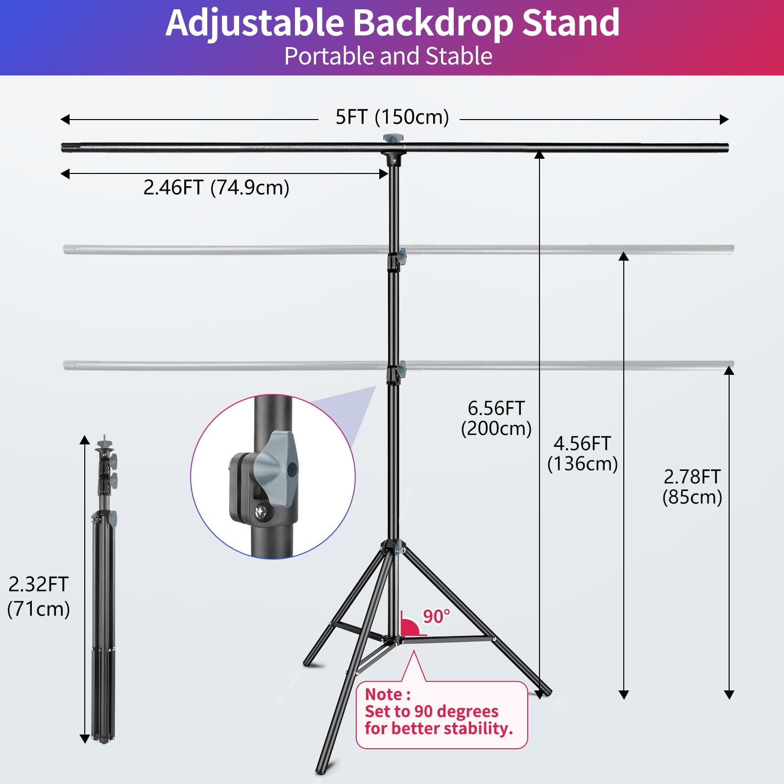 Green Screen Backdrop Kit with Stand