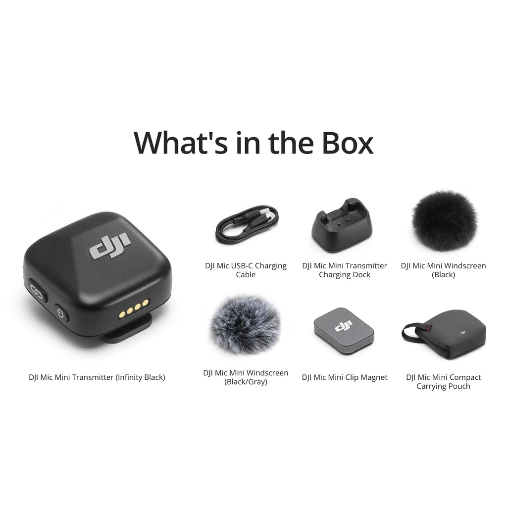DJI Mic Mini Wireless Lavalier Microphone