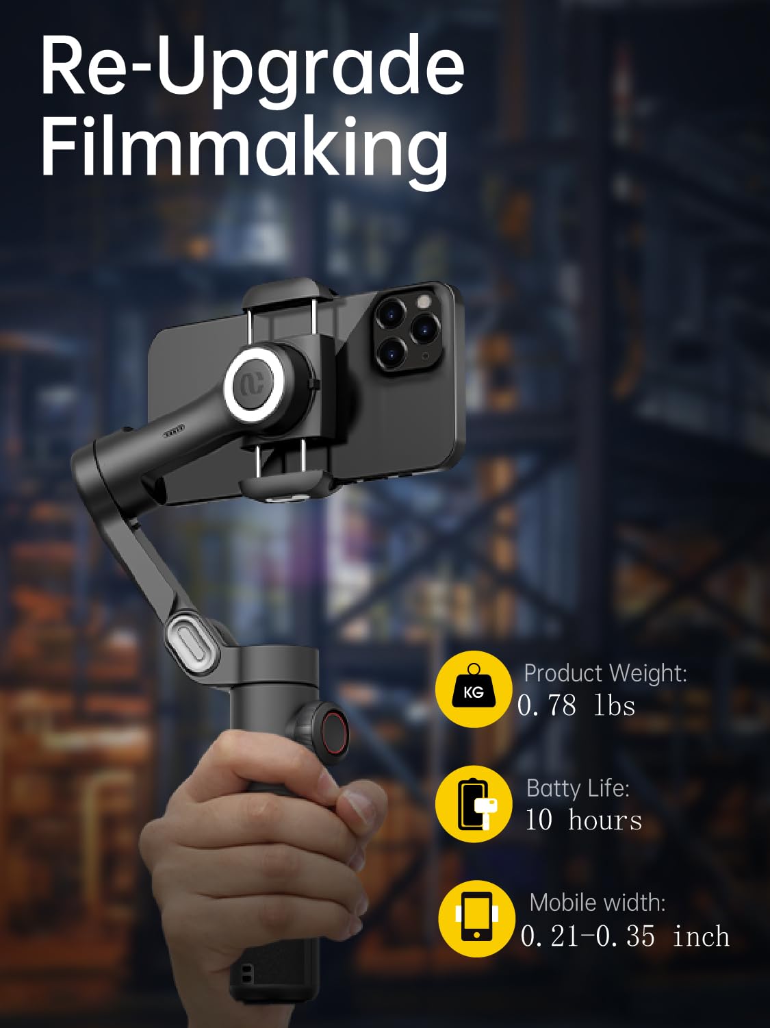 AOCHUAN Gimbal Stabilizer for Smartphone