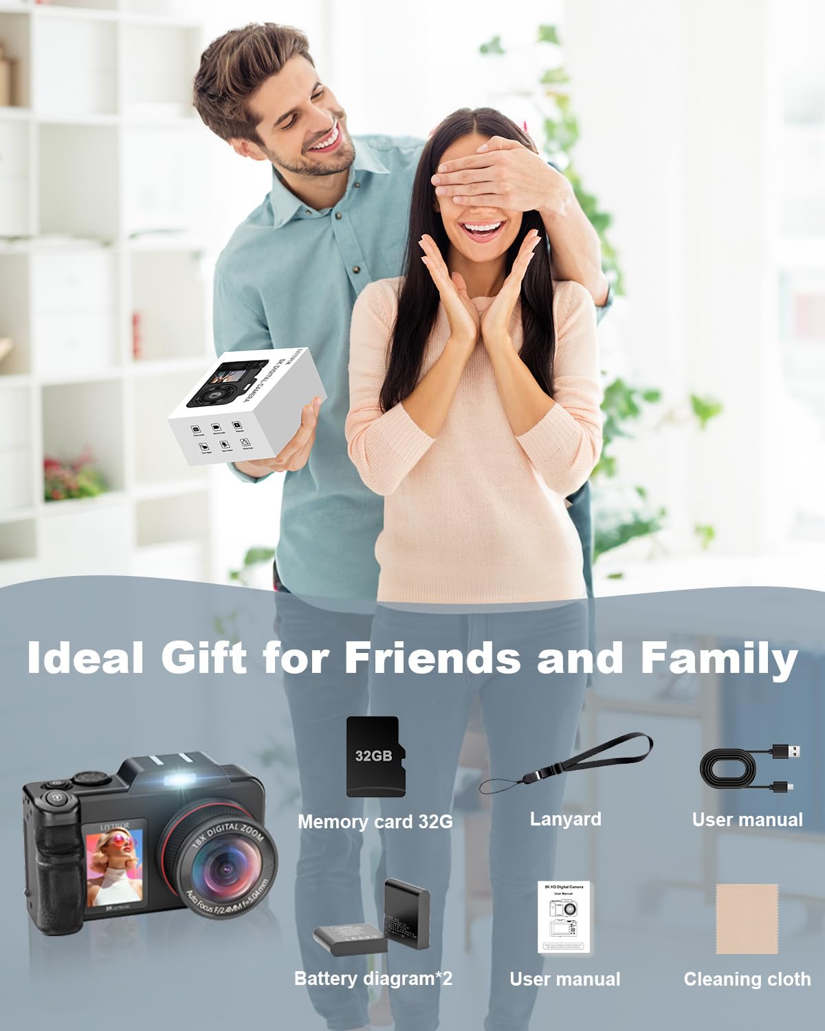 5K Digital Camera for Photography