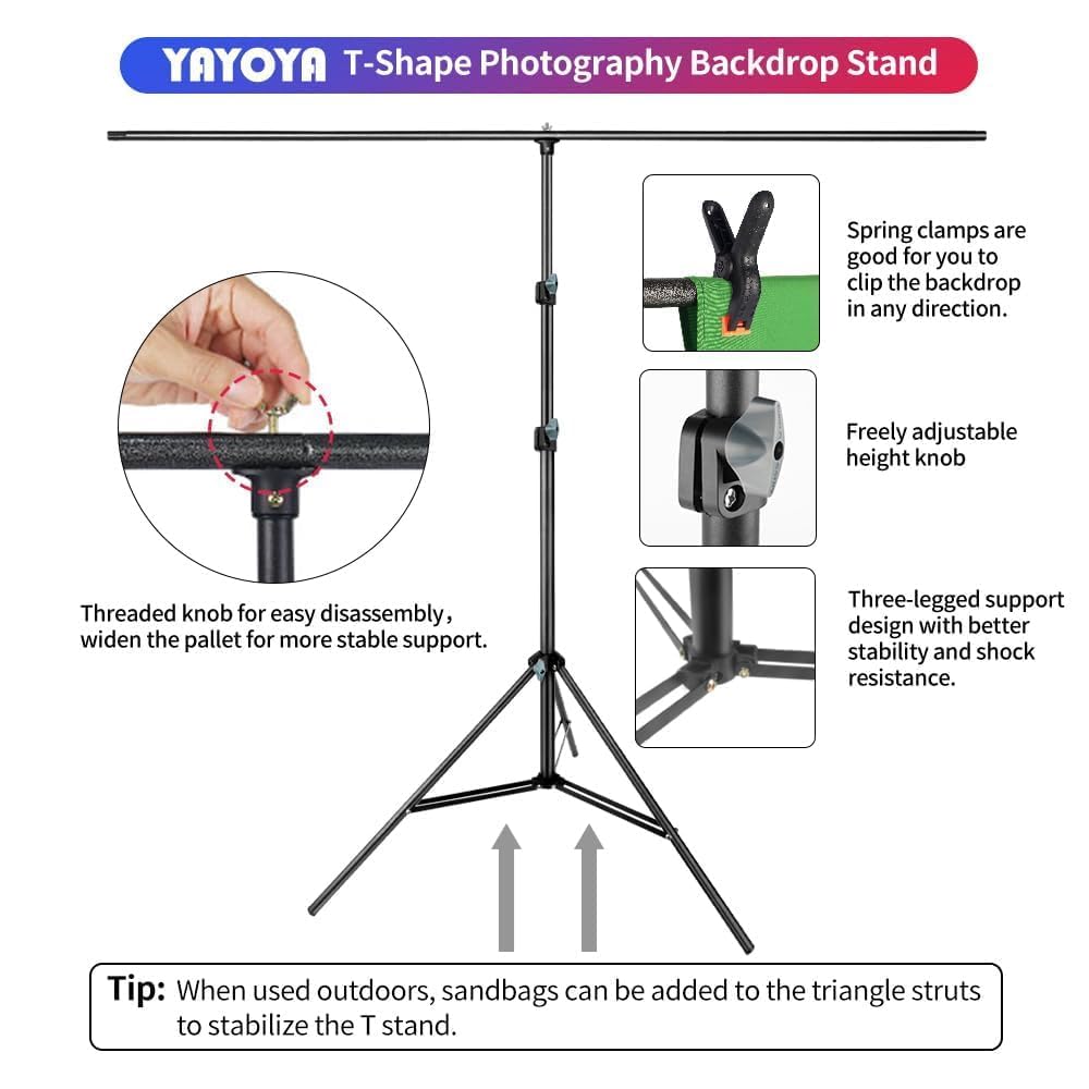 Green Screen Backdrop Kit with Stand