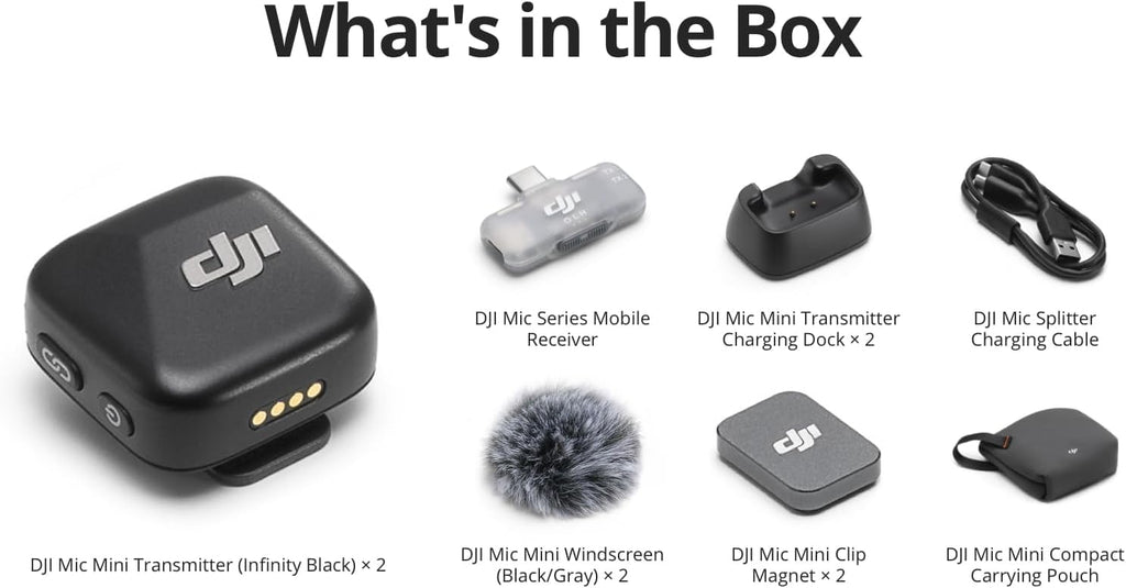 DJI Mic Mini Wireless Lavalier Microphone