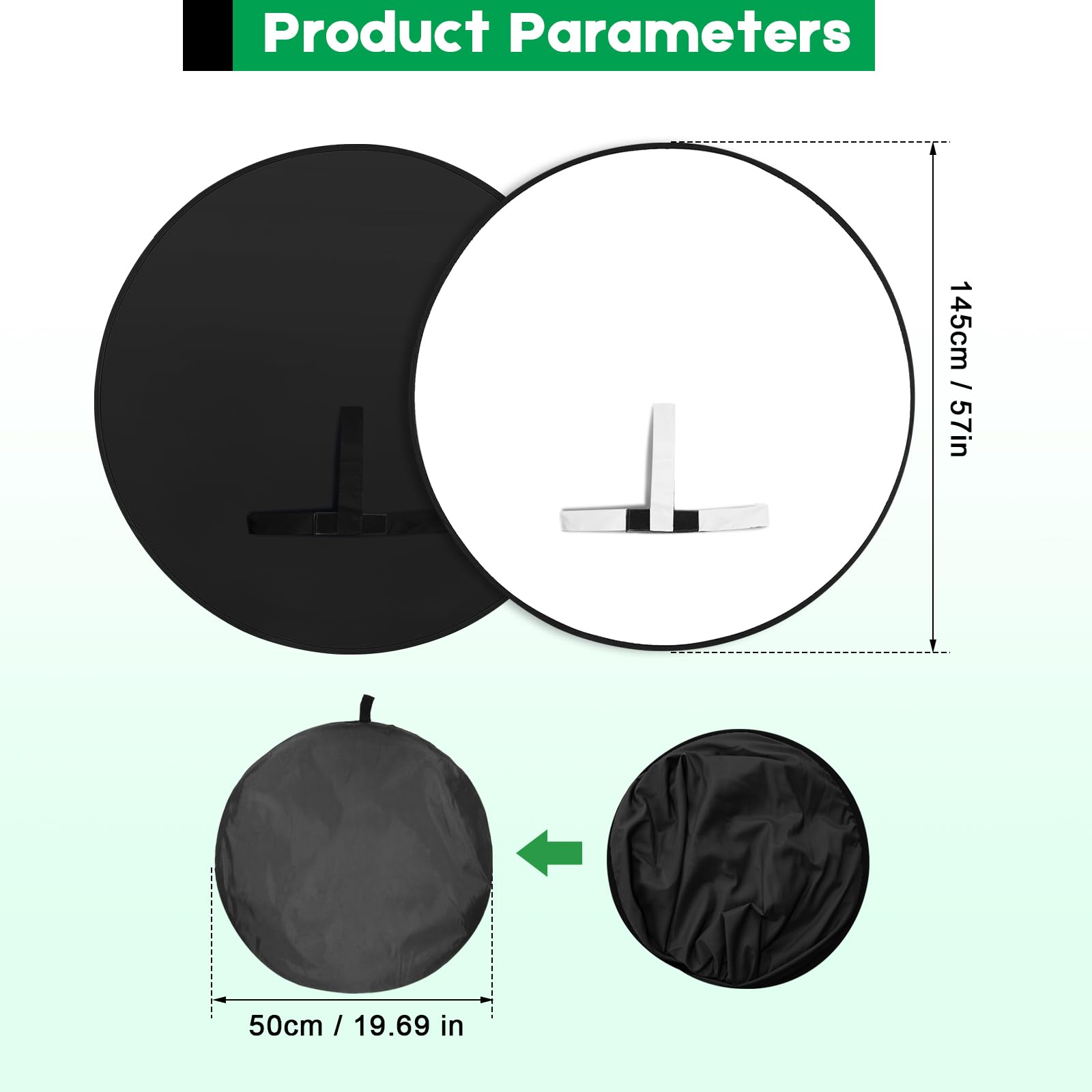 Portable Green Screen Chair Backdrop