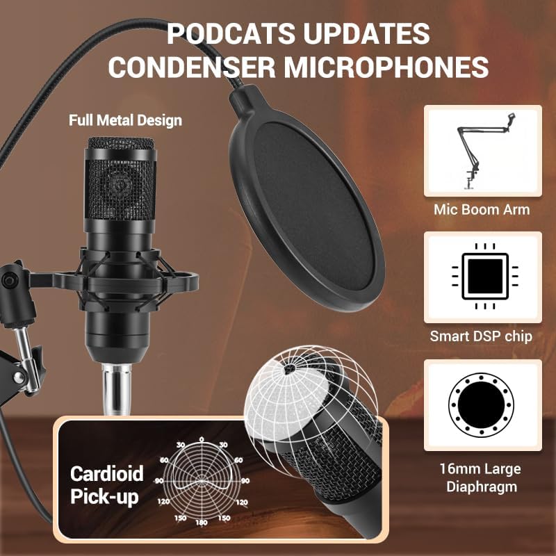 Znclces Podcast Equipment Bundle for 2