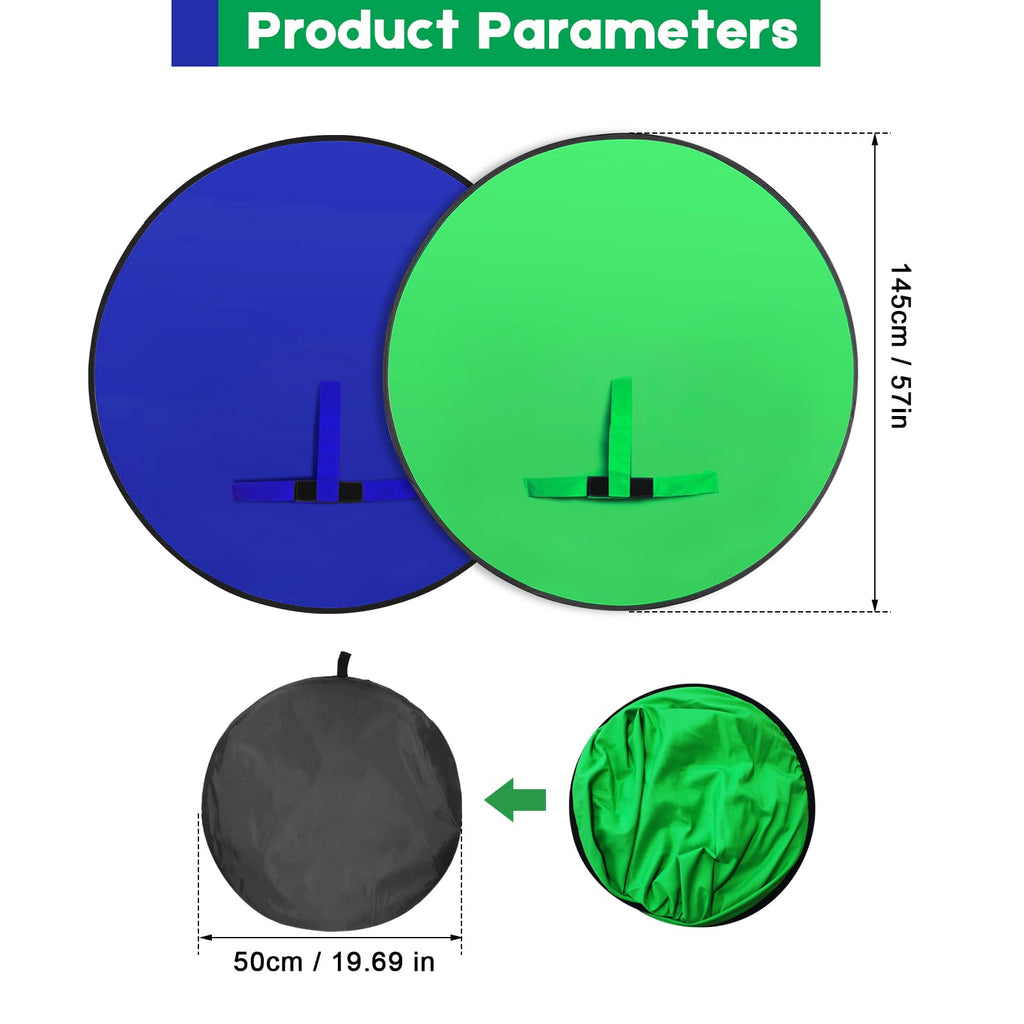 Portable Green Screen Chair Backdrop