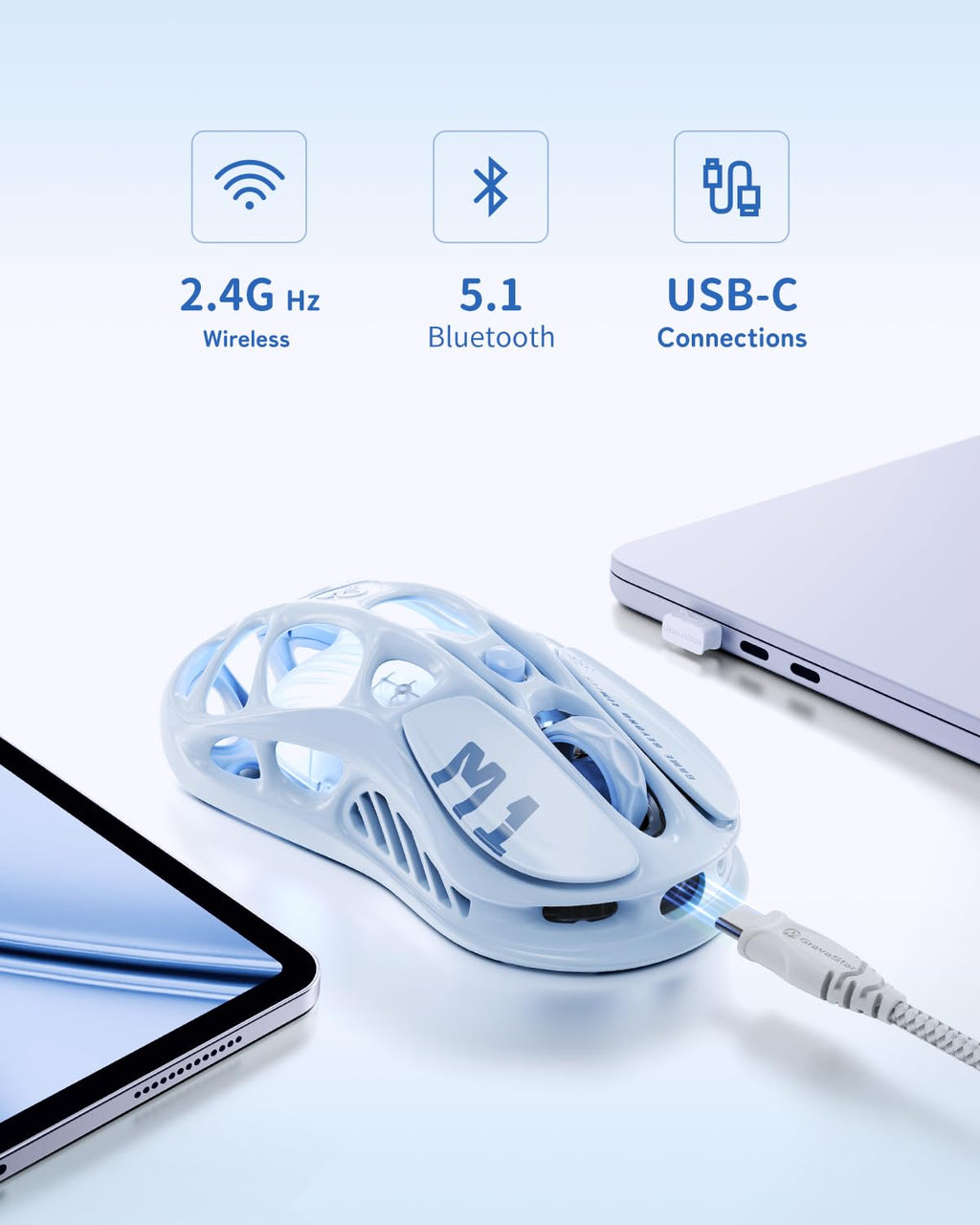 GravaStar Mercury M1 Pro Wireless Gaming Mouse