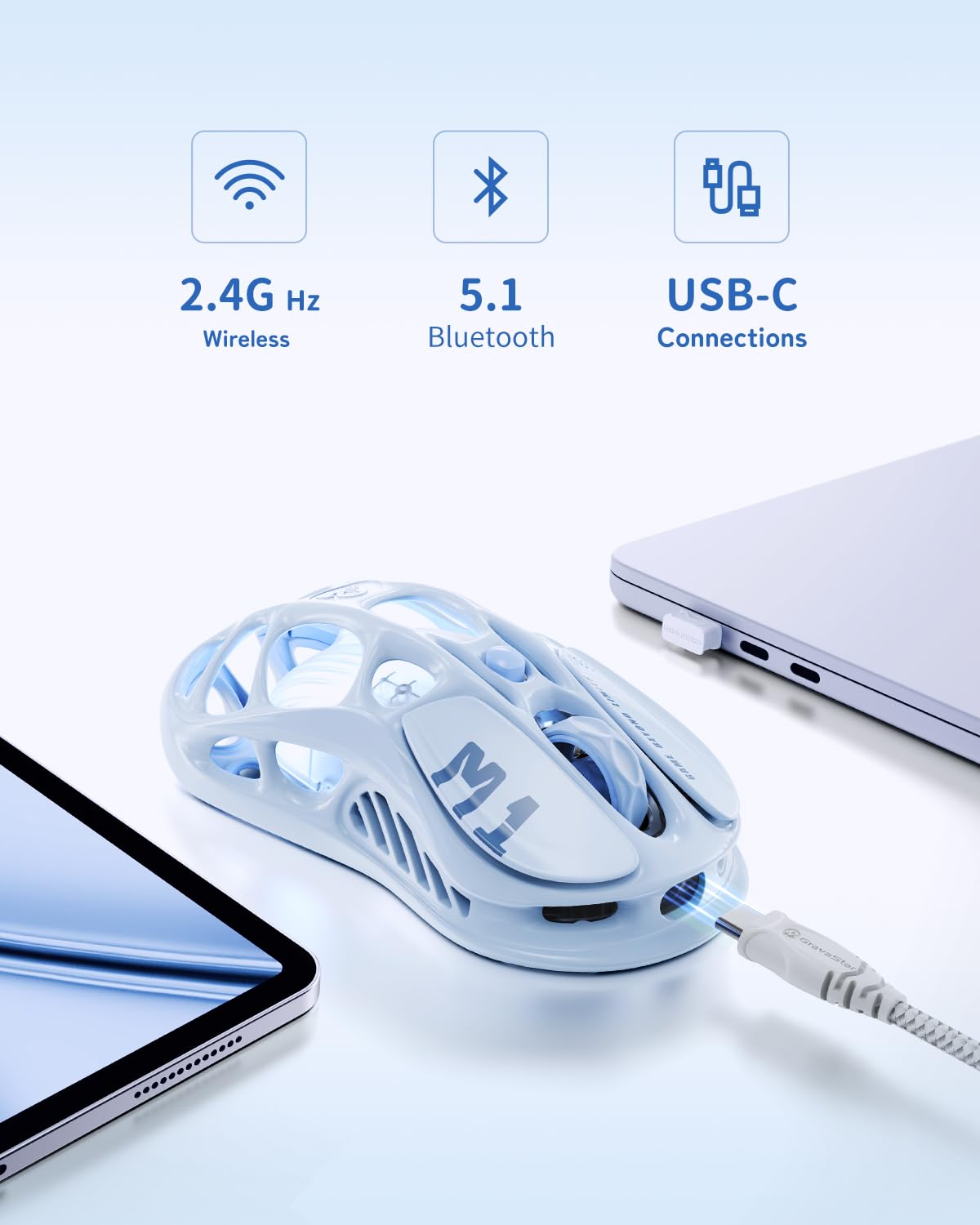 GravaStar Mercury M1 Pro Wireless Gaming Mouse