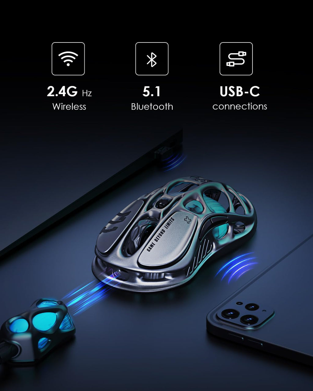 GravaStar Mercury M1 Pro Wireless Gaming Mouse