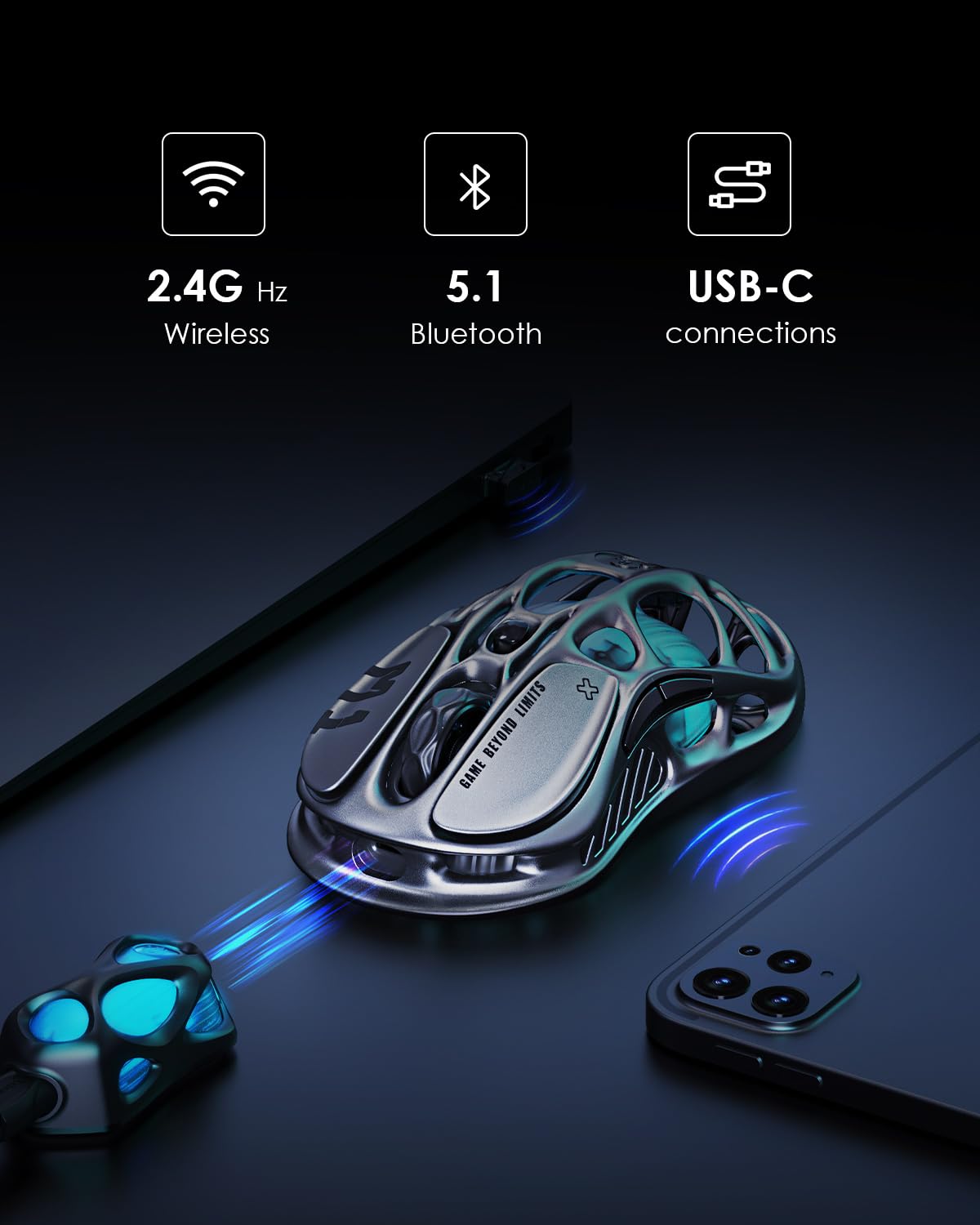 GravaStar Mercury M1 Pro Wireless Gaming Mouse