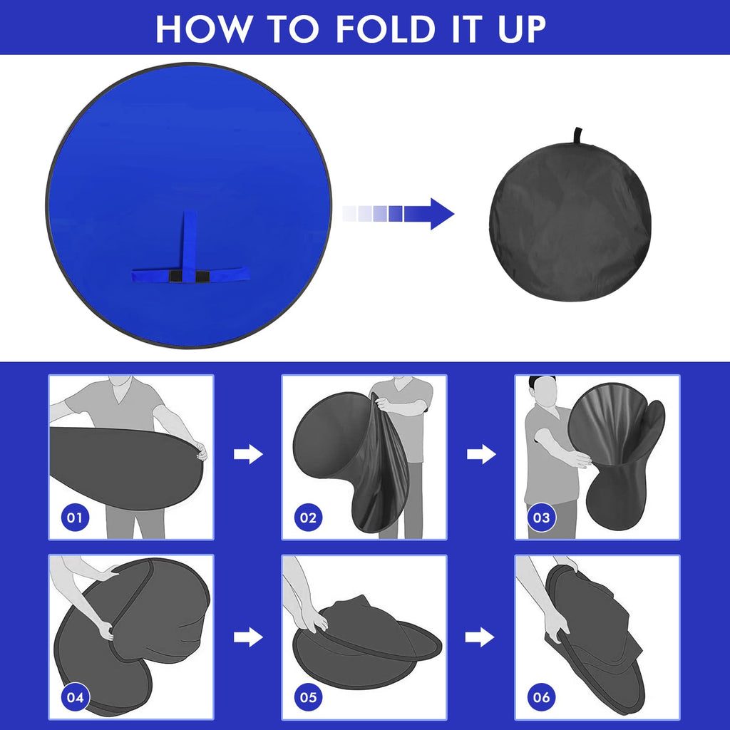 Portable Green Screen Chair Backdrop
