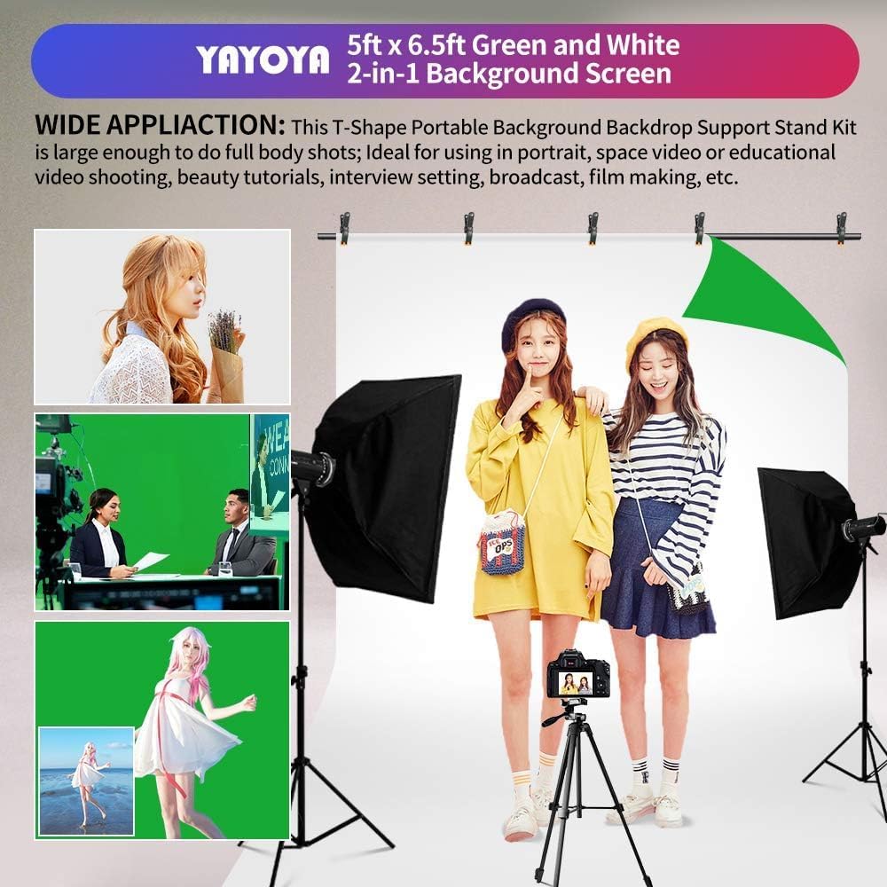 Green Screen Backdrop Kit with Stand