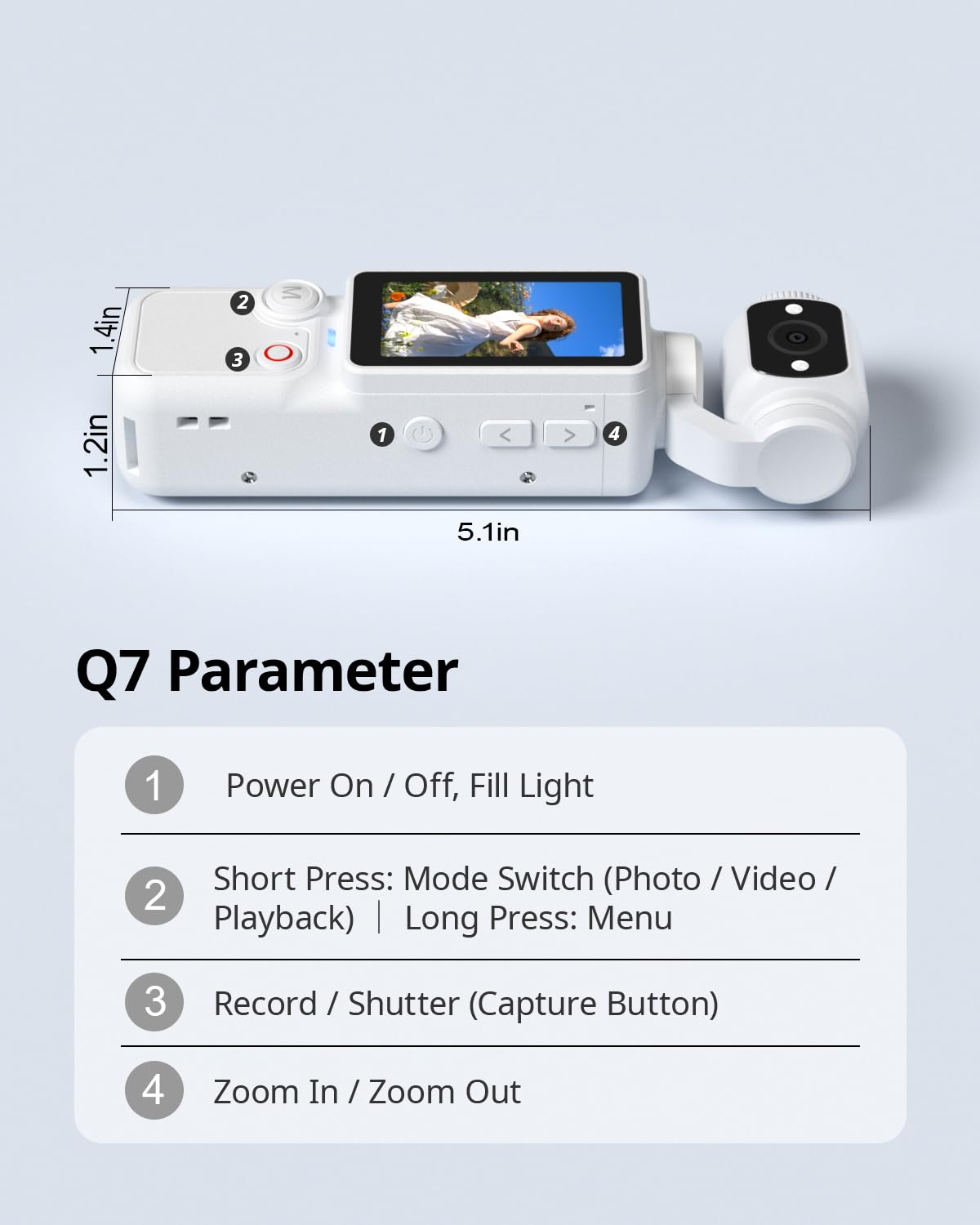 W&O Pocket Vlogging Camera