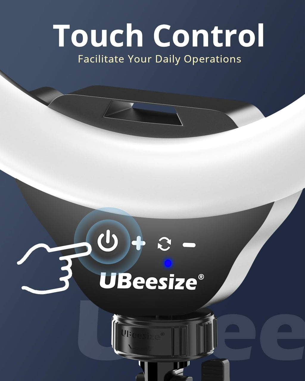 UBeesize 12" LED Ring Light with Tripod