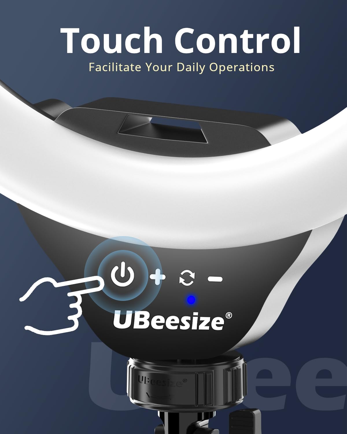 UBeesize 12" LED Ring Light with Tripod