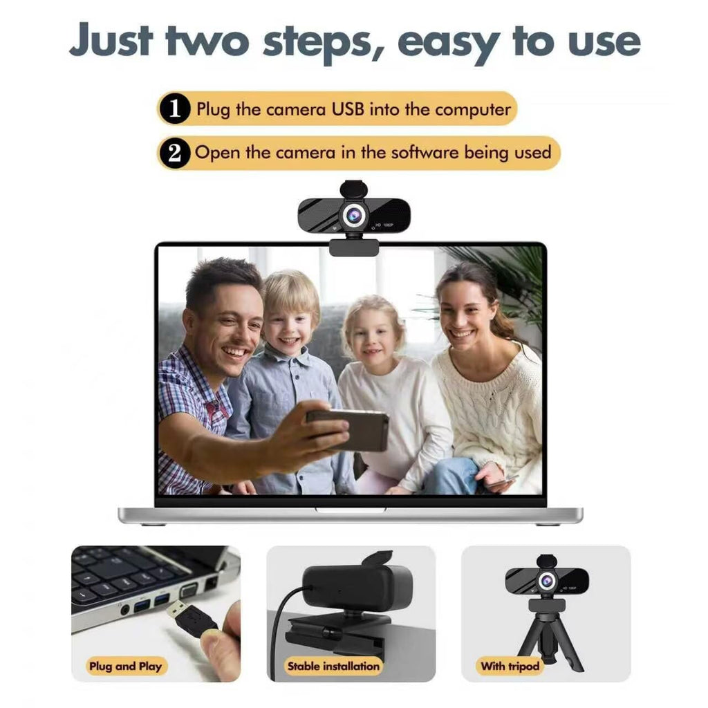 Tewiky Full HD Webcam with Microphone