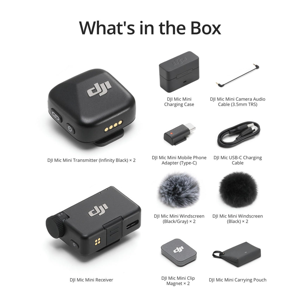 DJI Mic Mini Wireless Lavalier Microphone