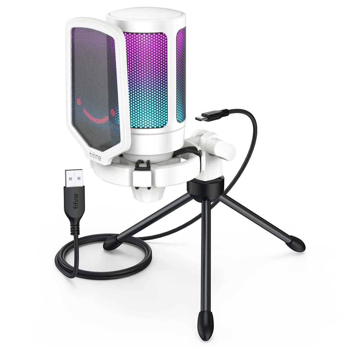 FIFINE Gaming USB Microphone AmpliGame