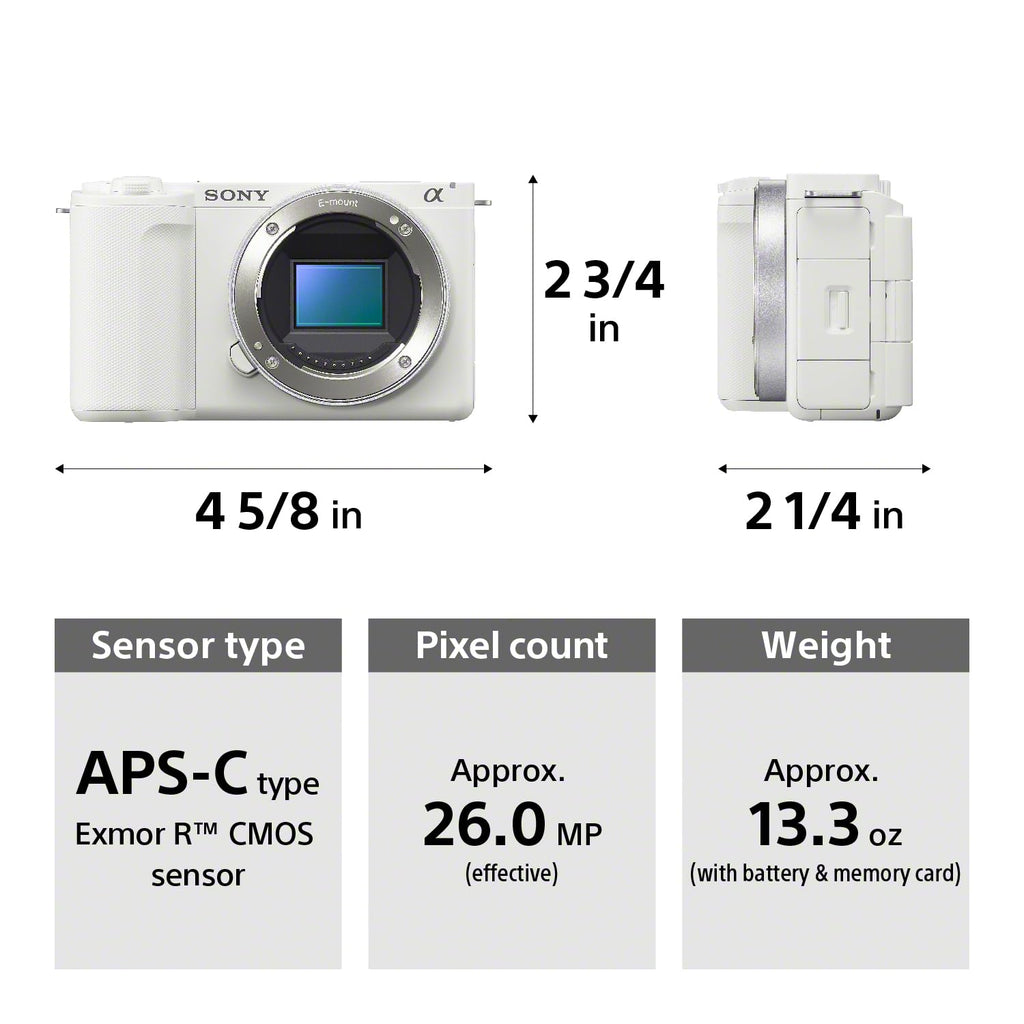 Sony Alpha ZVE10 II Mirrorless Camera