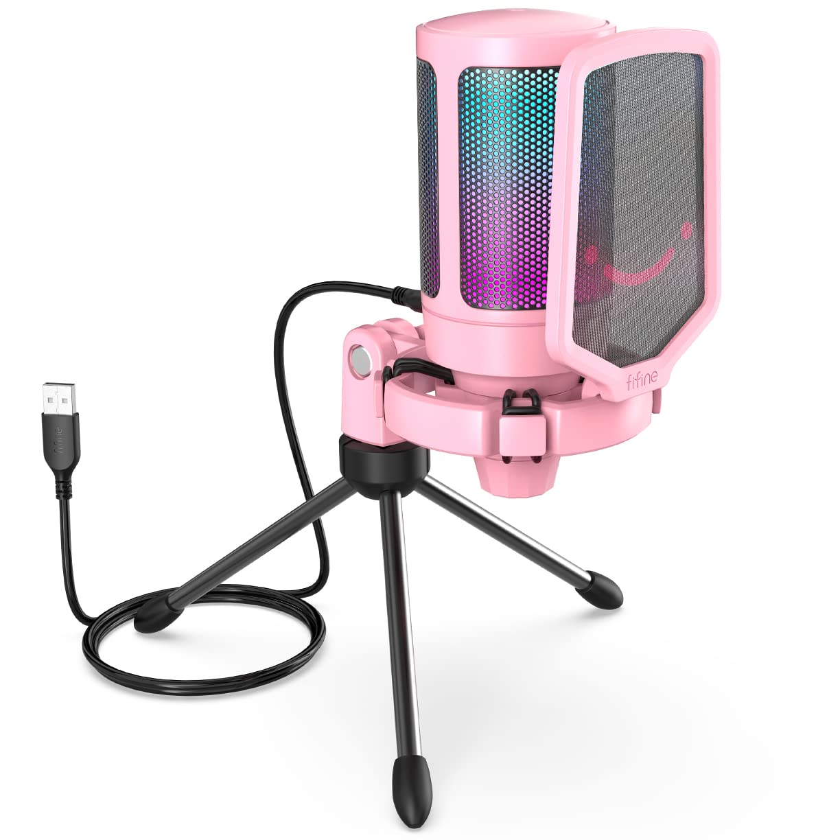 FIFINE Gaming USB Microphone AmpliGame