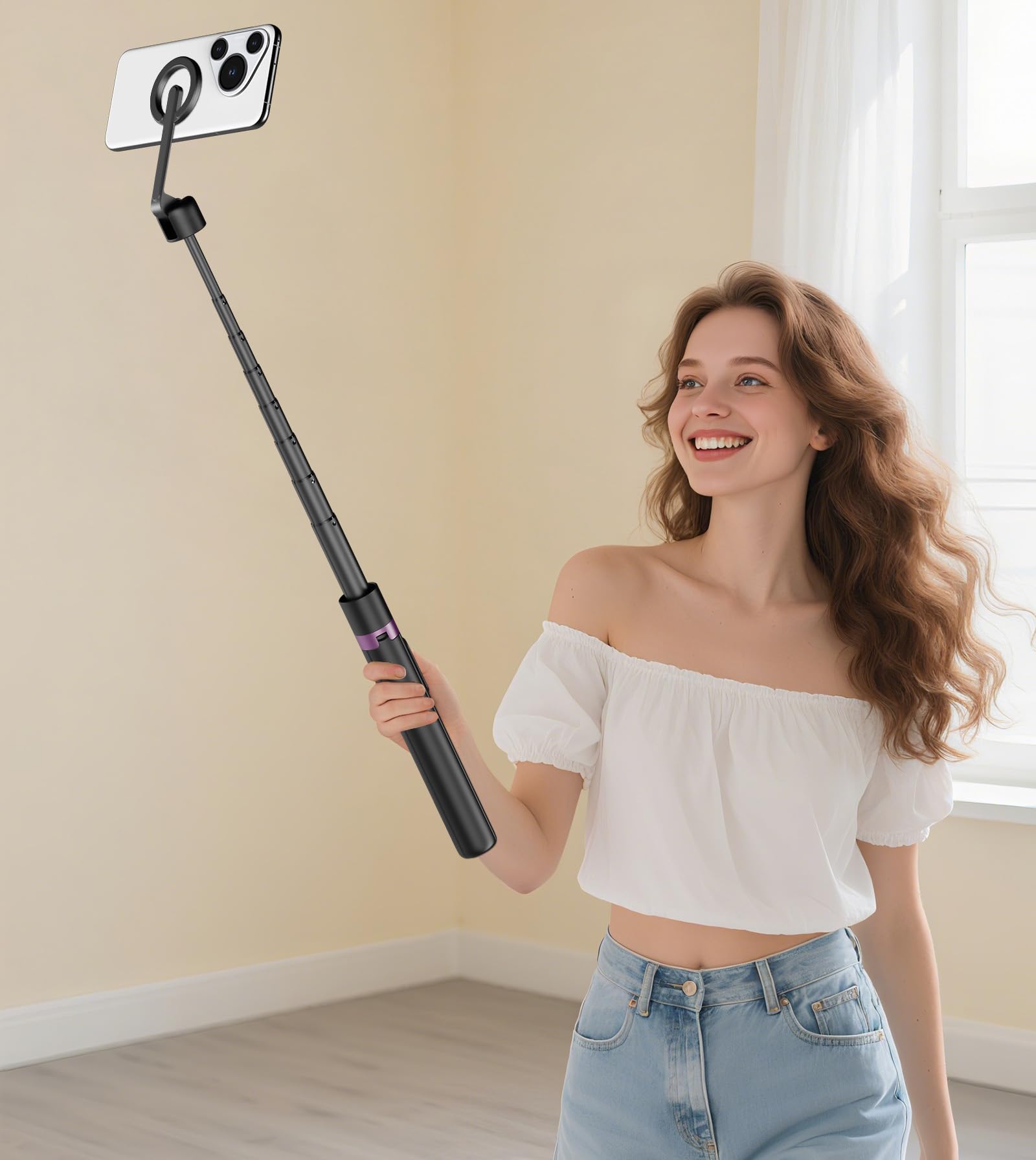TONEOF Magnetic Selfie Stick Tripod