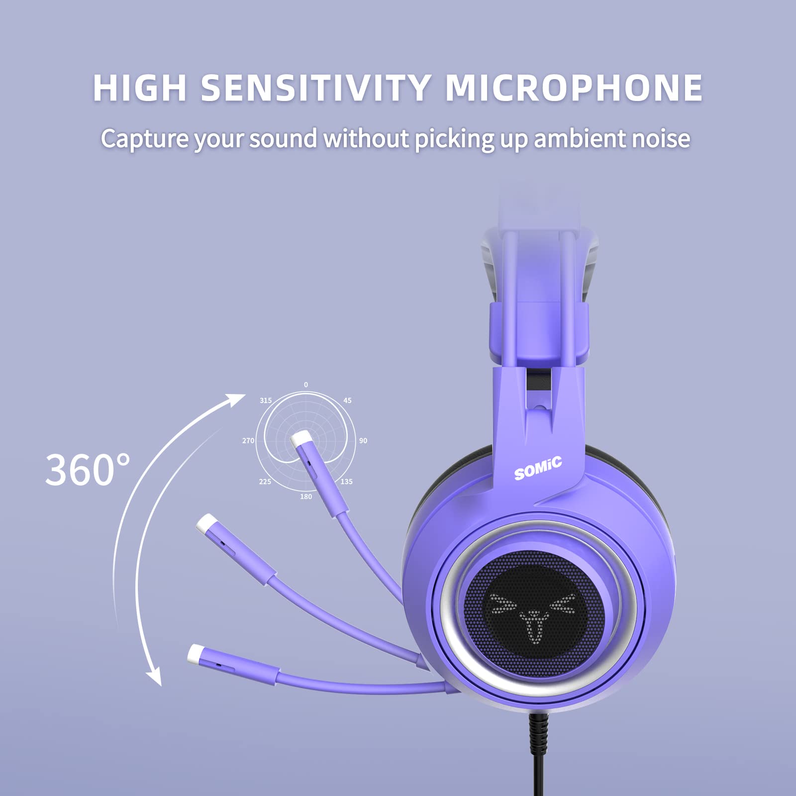 SOMIC G951s Pink Stereo Gaming Headset