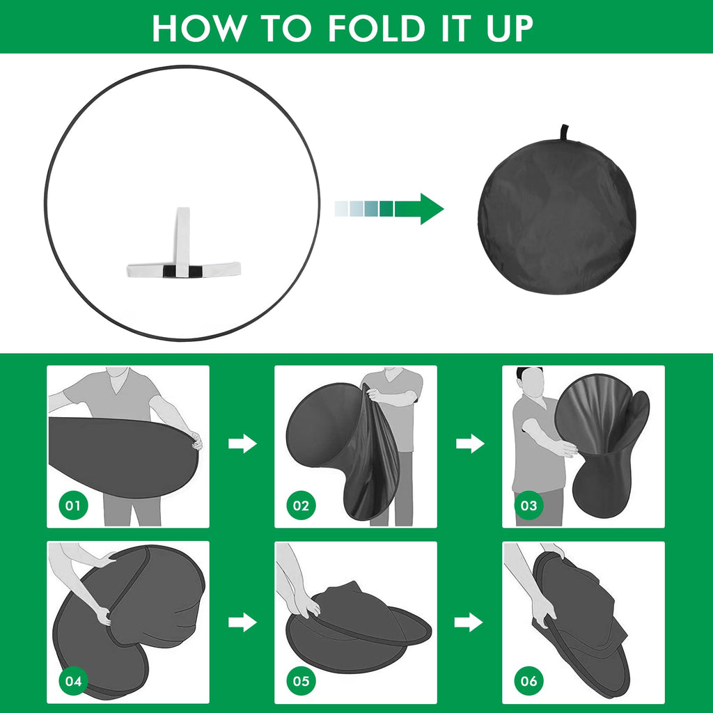 Portable Green Screen Chair Backdrop