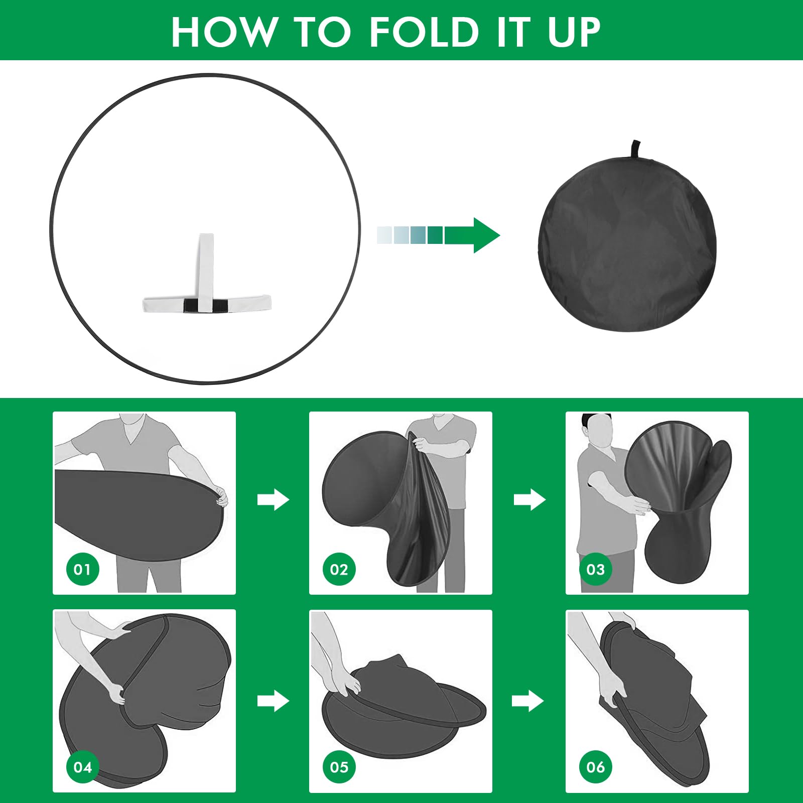 Portable Green Screen Chair Backdrop