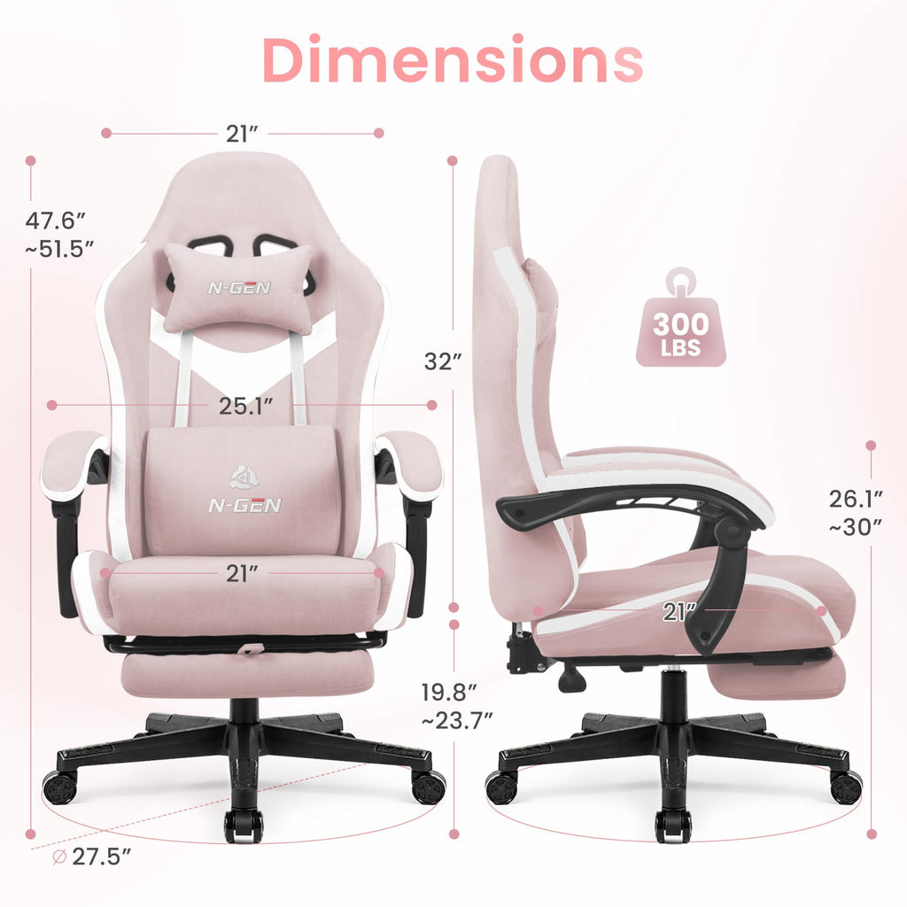 N-GEN Gaming Chair with Footrest