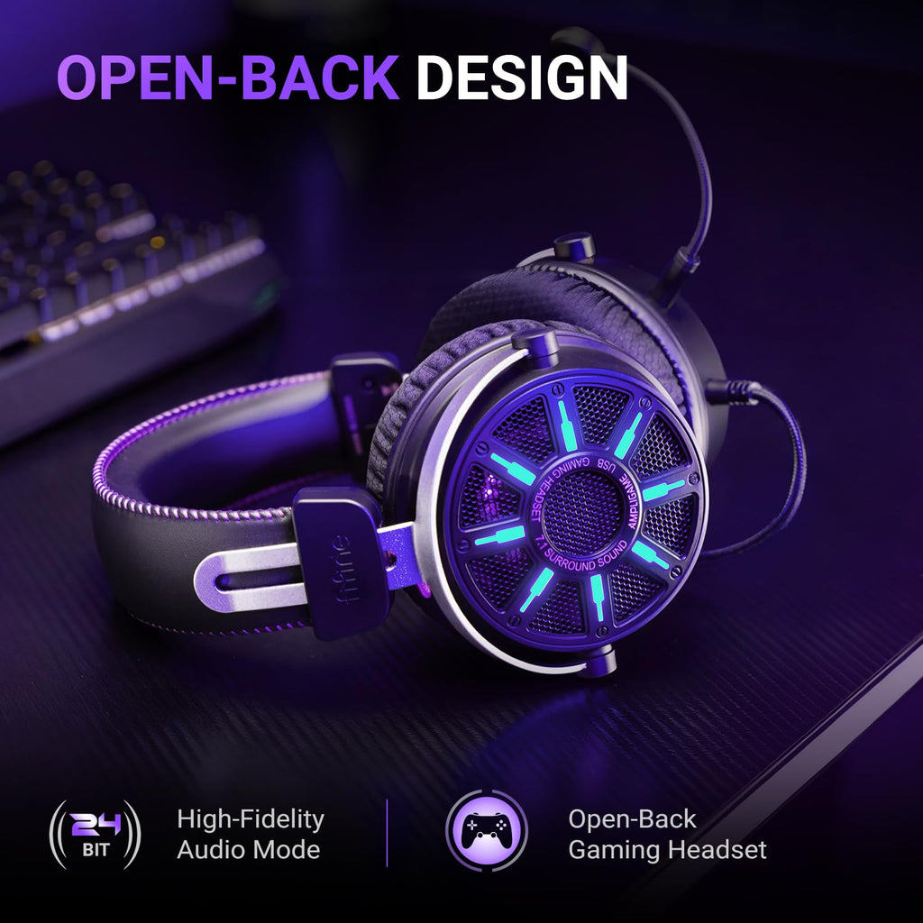 FIFINE Wired Open Back Gaming Headset