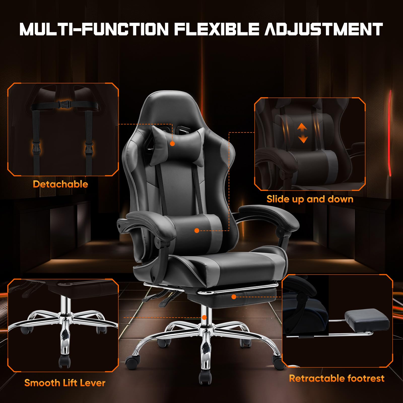 Sweetcrispy Video Game Chair