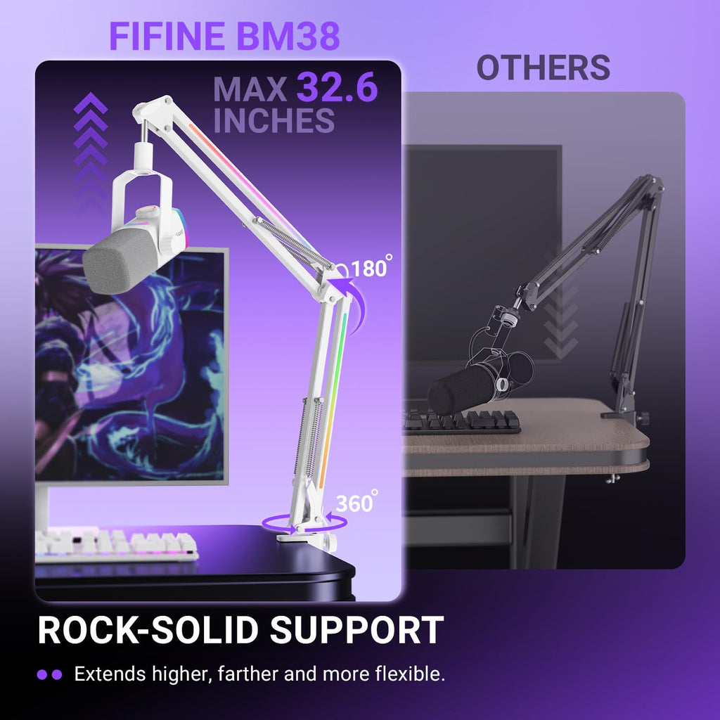 FIFINE Microphone Boom Arm BM38
