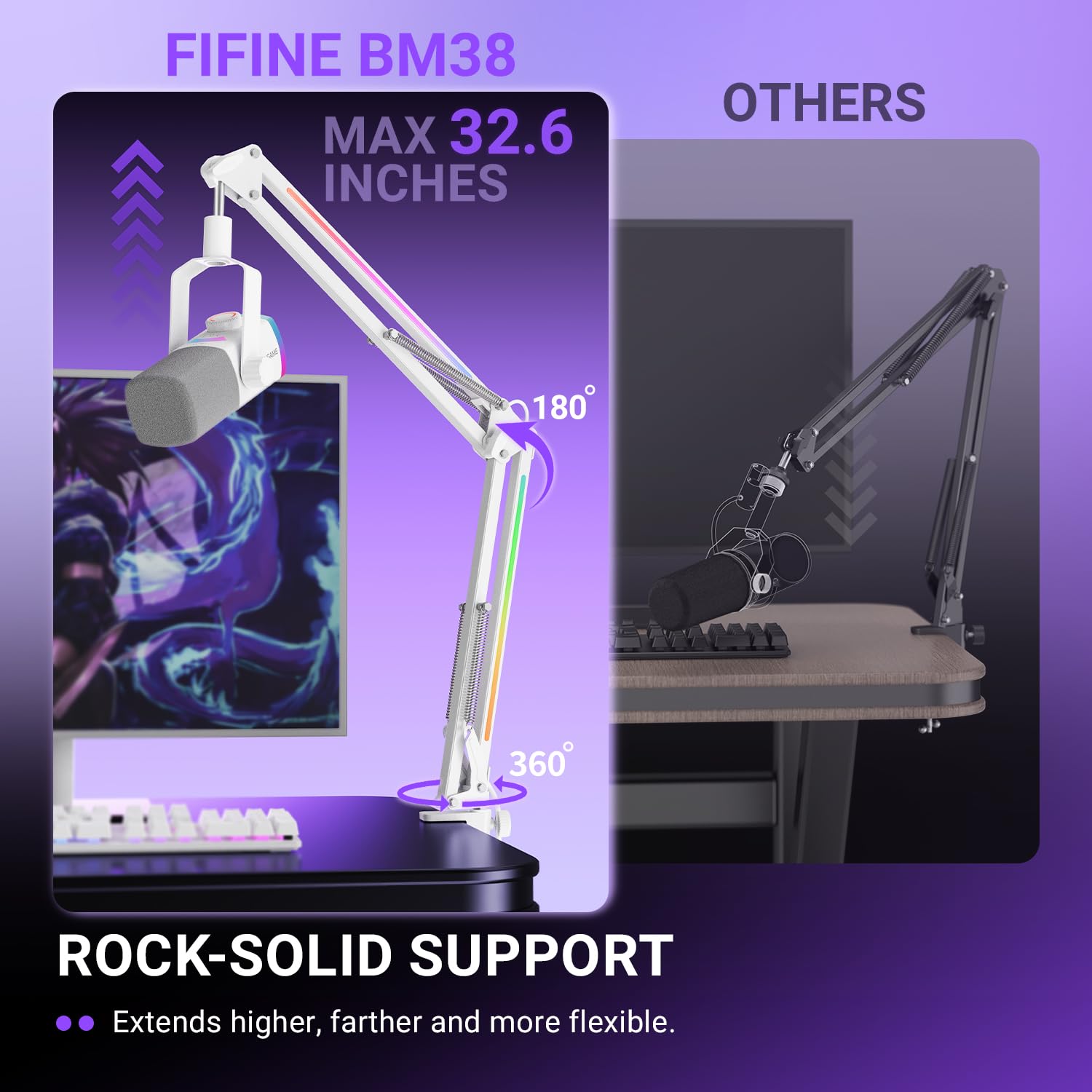 FIFINE Microphone Boom Arm BM38