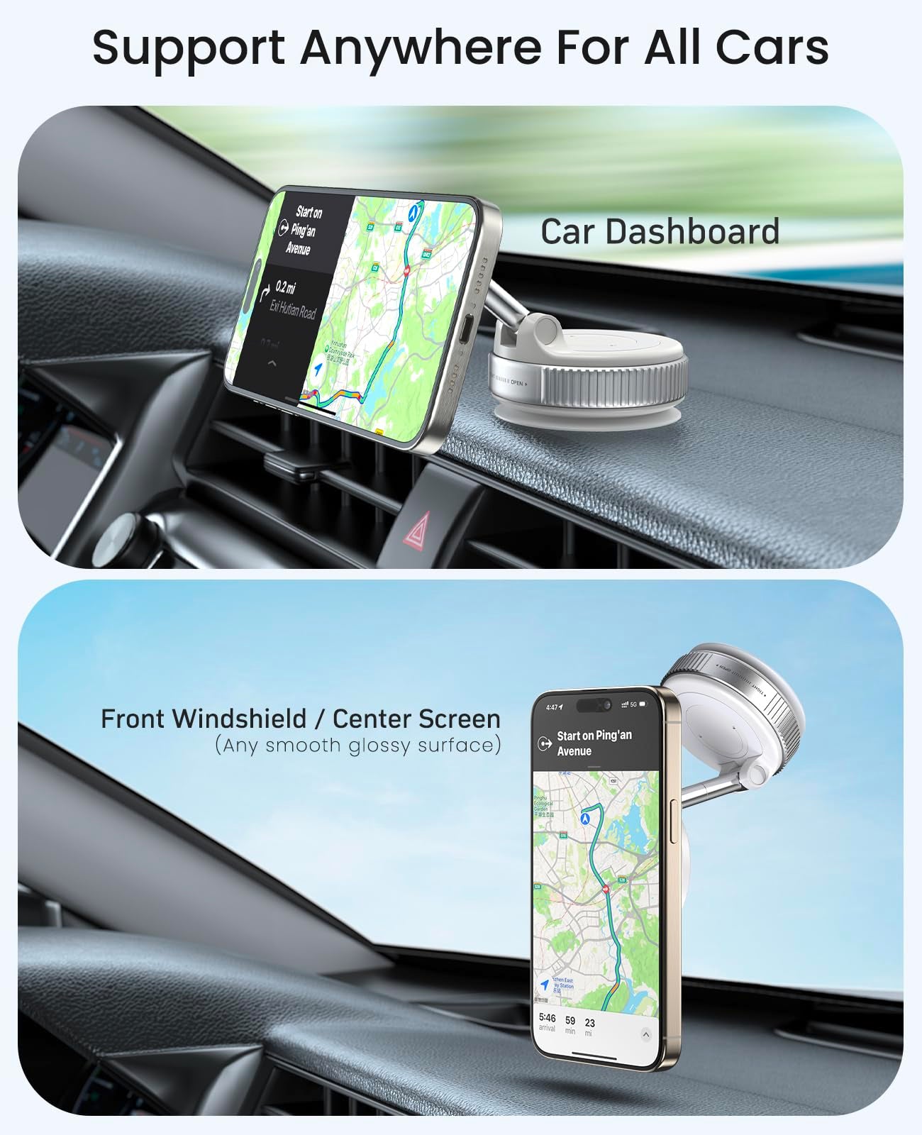Jononser Magnetic Car Phone Mount