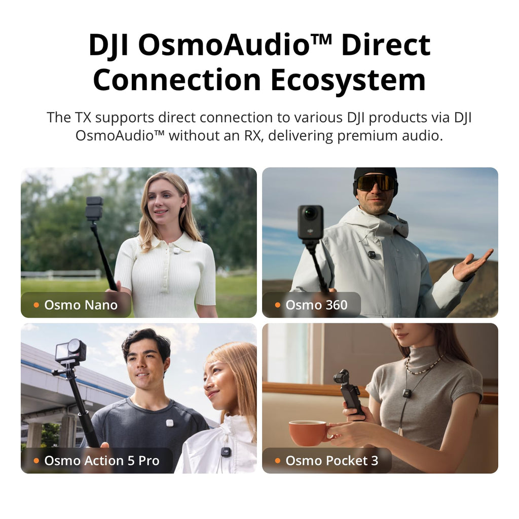 DJI Mic Mini Wireless Lavalier Microphone