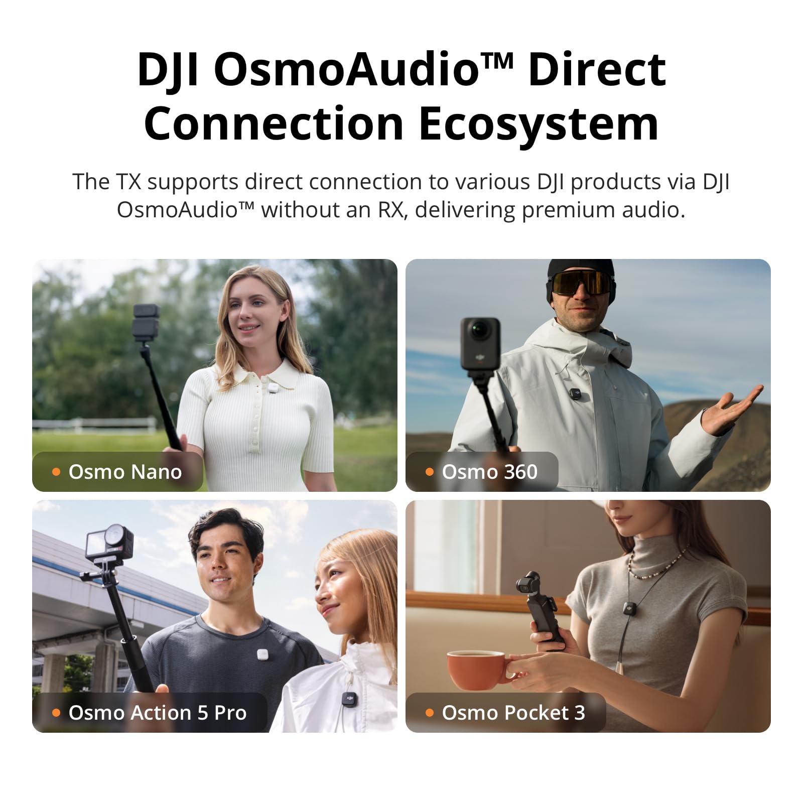 DJI Mic Mini Wireless Lavalier Microphone