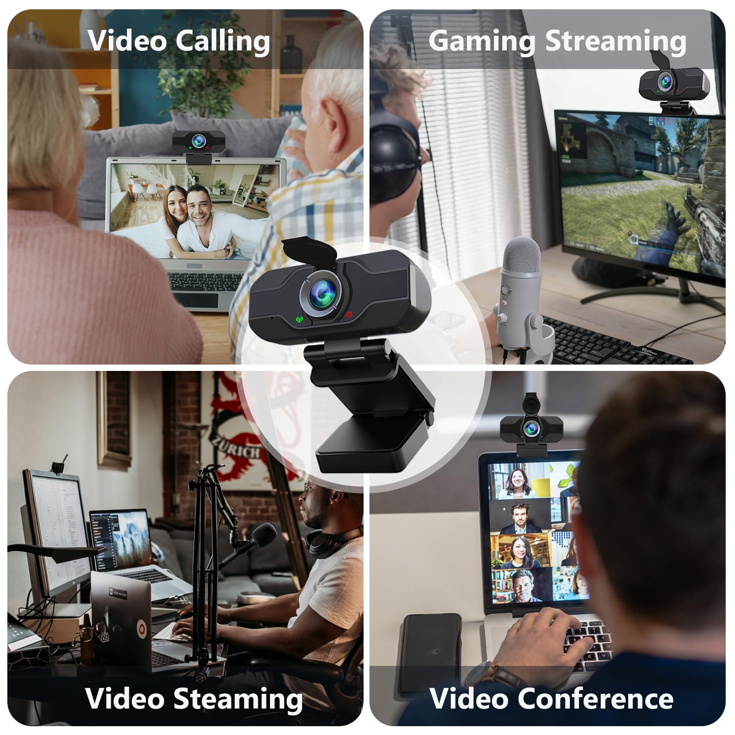 XPCAM USB-C Webcam 1080p