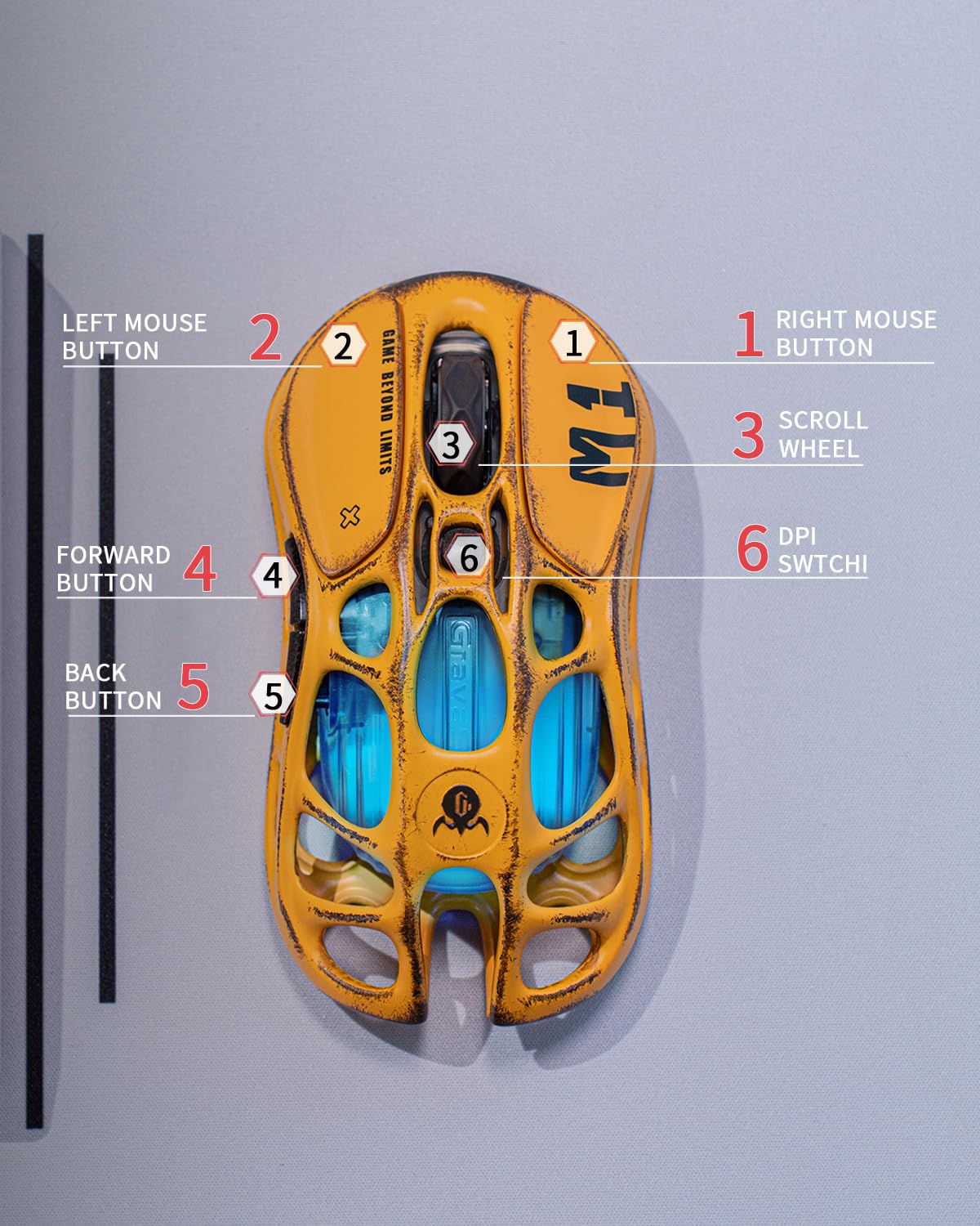 GravaStar Mercury M1 Pro Wireless Gaming Mouse