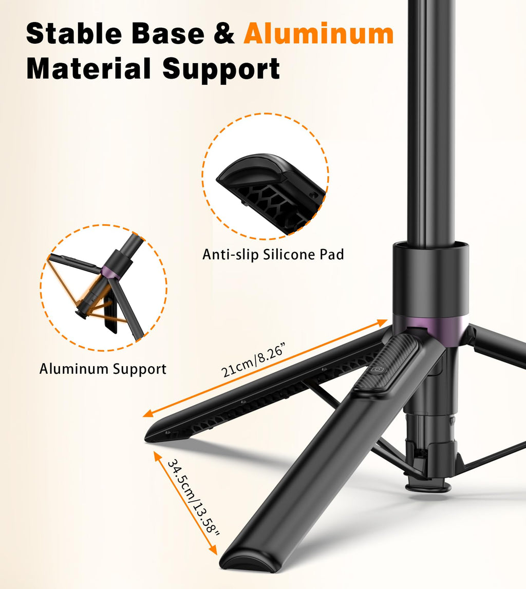 TONEOF Magnetic Selfie Stick Tripod
