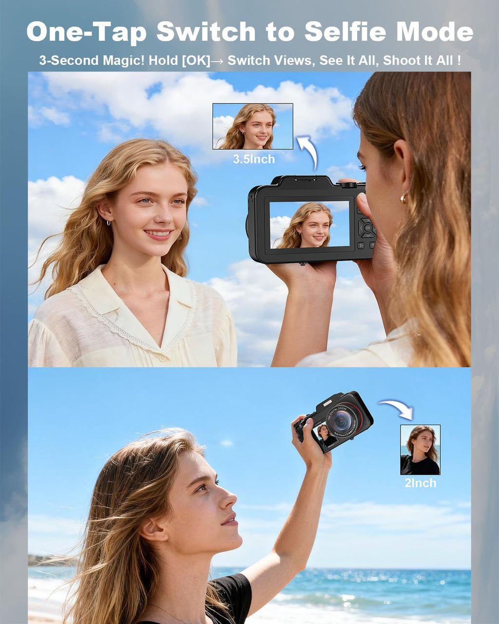 5K Digital Camera for Photography