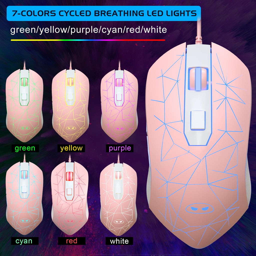 K1 RGB Gaming Keyboard and Mouse Combo